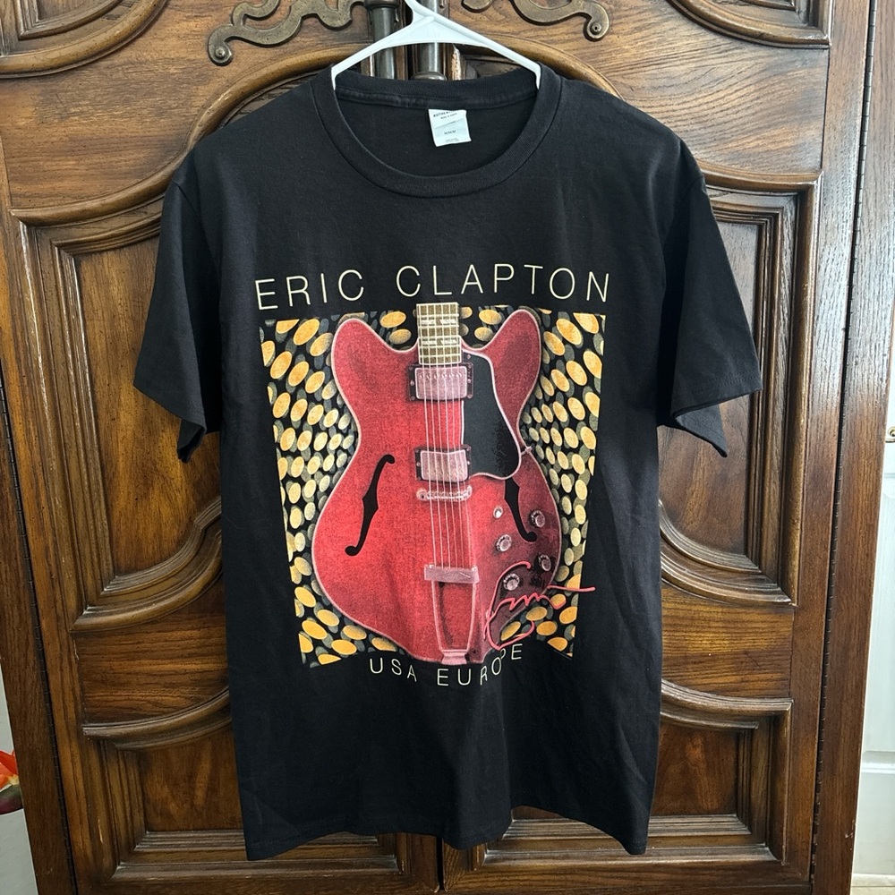 Eric Clapton 2021 USA Europe 2022 concert tour Tshirt - Picture 1 of 7